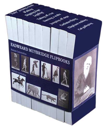 Optical Toys Muybridge Flipbook Packaging